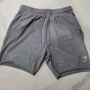 Men's Gymshark Grey Crest Shorts - Size L
